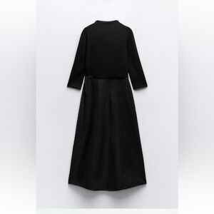 Contrasting MIDI Dress, Zara